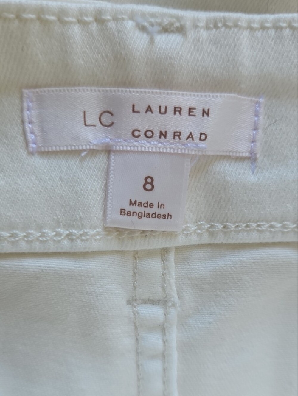 Lauren Conrad Off-White Wide-Leg Women’s Jeans - Picture 5 of 5